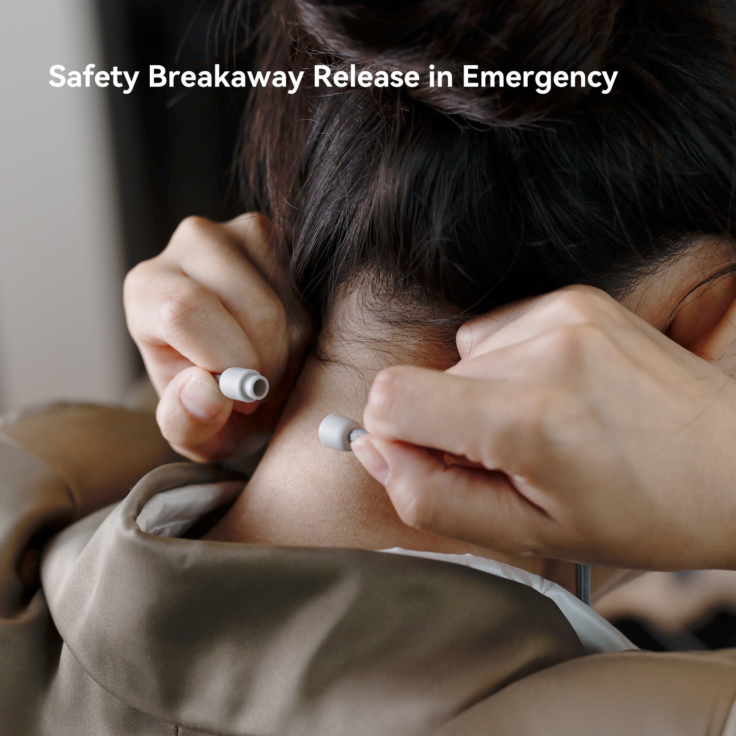 SANTLET Gray Vertical ID Badge