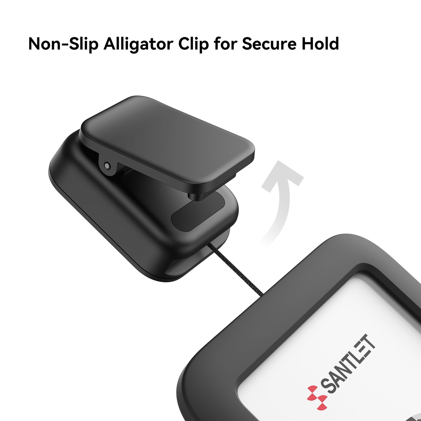 SANTLET Badge Holder with Clip