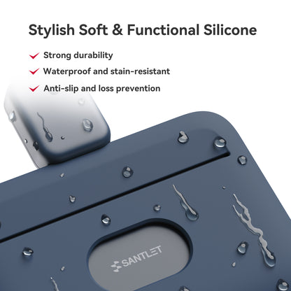 SANTLET Blue Horizontal ID Badge