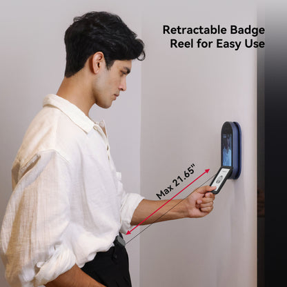 SANTLET Badge Holder with Clip
