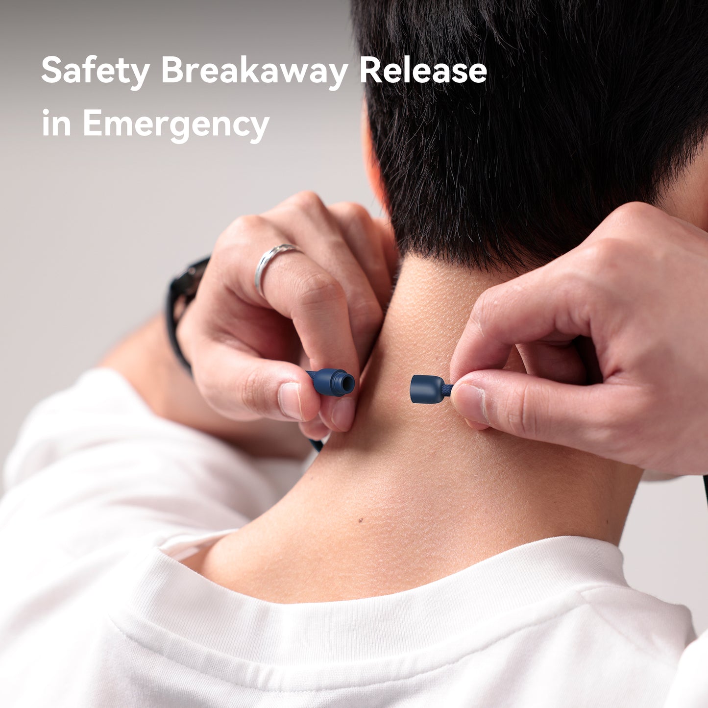 SANTLET Blue Horizontal ID Badge