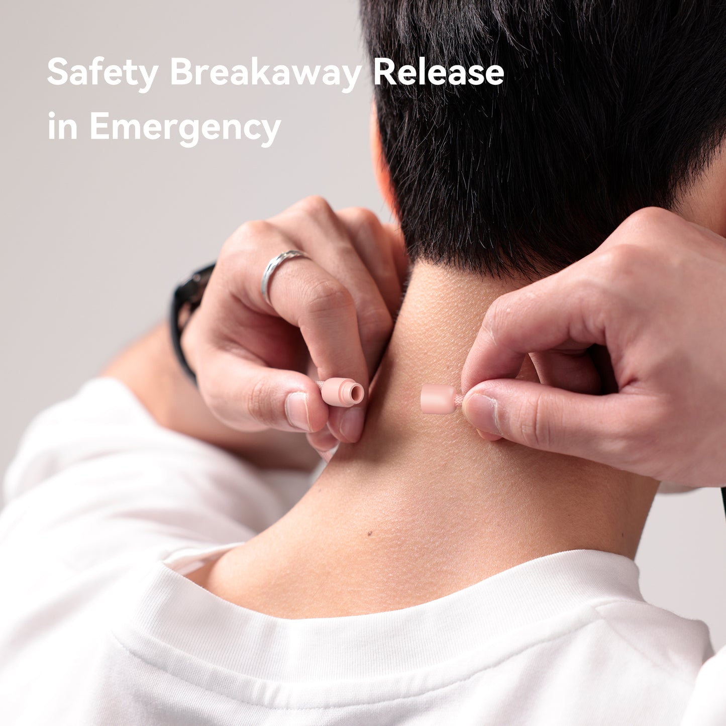 SANTLET Pink Horizontal ID Badge